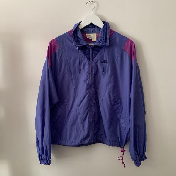 Nike Jackets & Blazers - 80s Nike Lightweight Windbreaker Jacket Size S